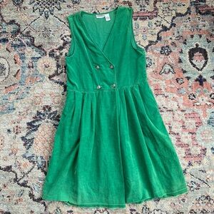 Vintage Corduroy Pinafore Dress